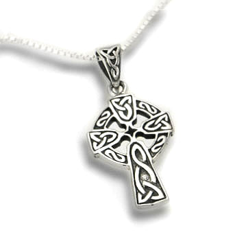 925 sun on sale cross necklace