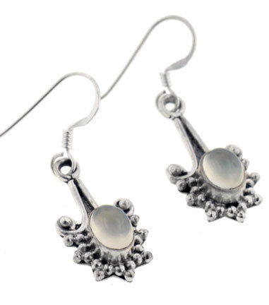 Drop Hook Earrings - Silver